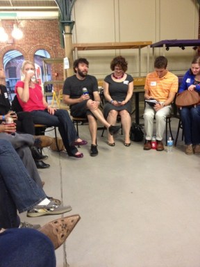 Clay Robinson discussing how Sun King utilizes Indiana ingredients in their local craft beer.